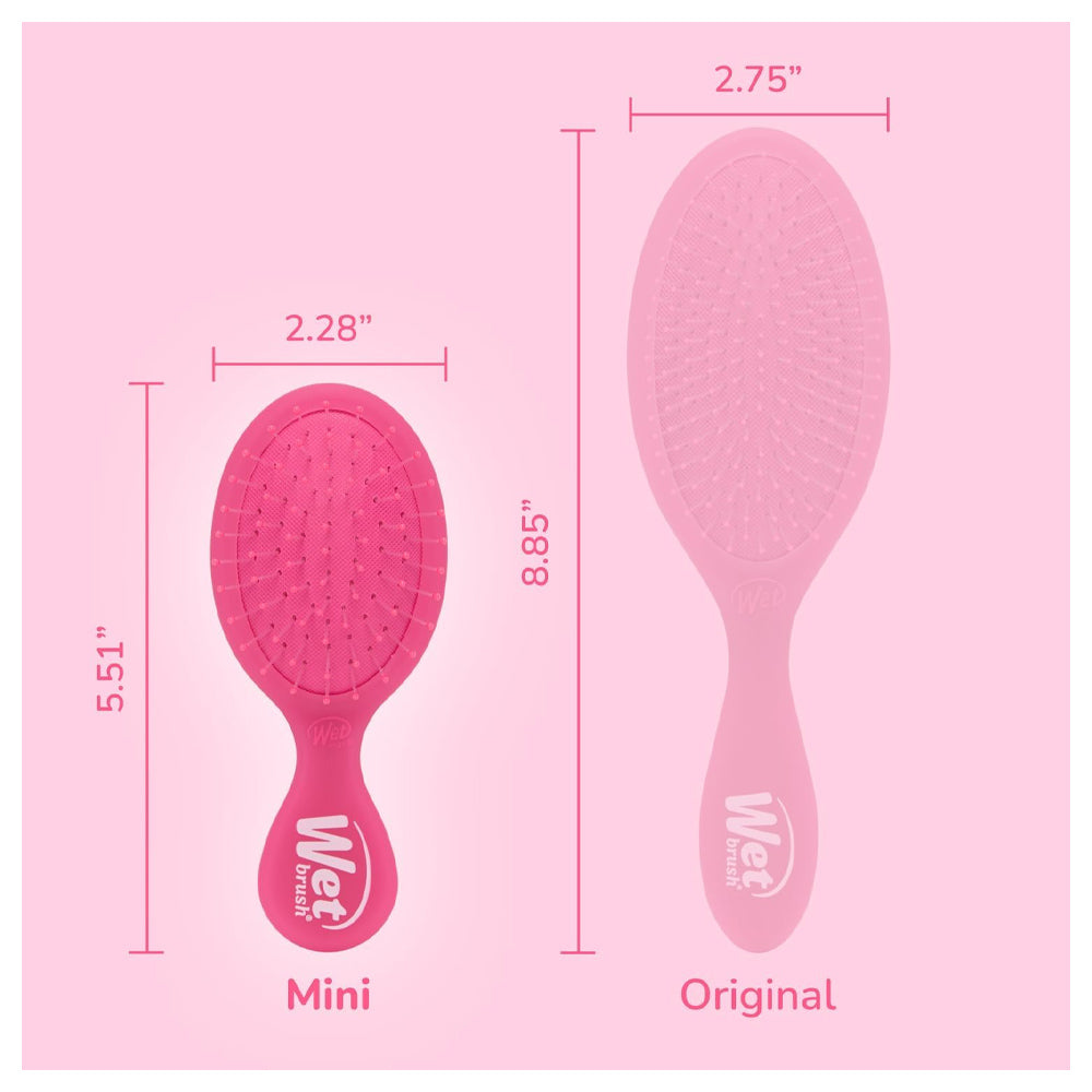 Wet Brush Pro Mini Detangler - Frost Pink - IntelliFlex Bristles