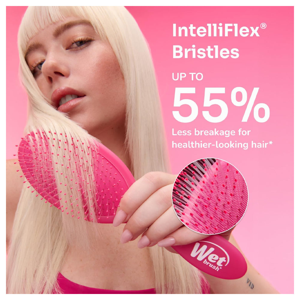 Wet Brush Pro Mini Detangler - Frost Pink - IntelliFlex Bristles