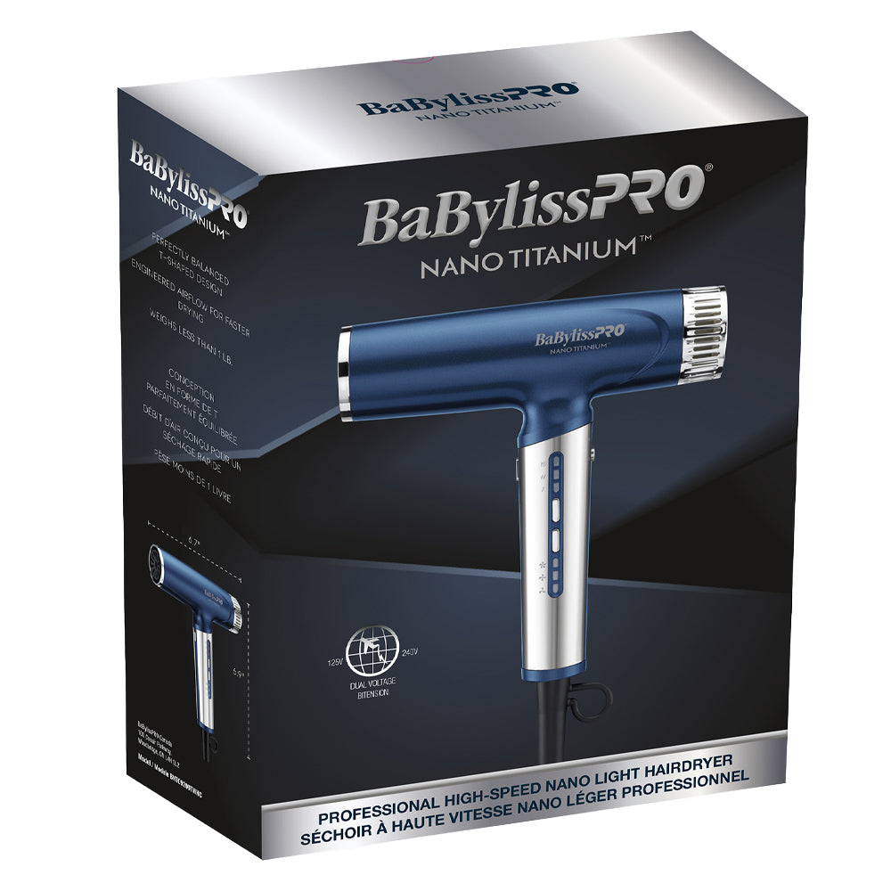 BaBylissPRO Nano Titanium High-Speed Nano Light Hairdryer | Twilight - Limited Edition BNTC9200TWHC