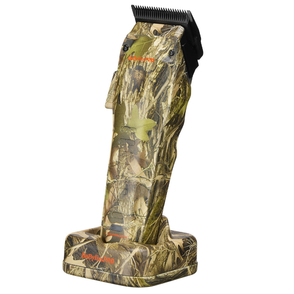 BaBylissPRO Camo Duo Clipper & Trimmer with Stands - FX82CAM - FX72CAM - LO-PROFX Compact Limited Edition Collection