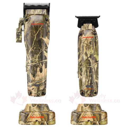BaBylissPRO Camo Duo Clipper & Trimmer with Stands - FX82CAM