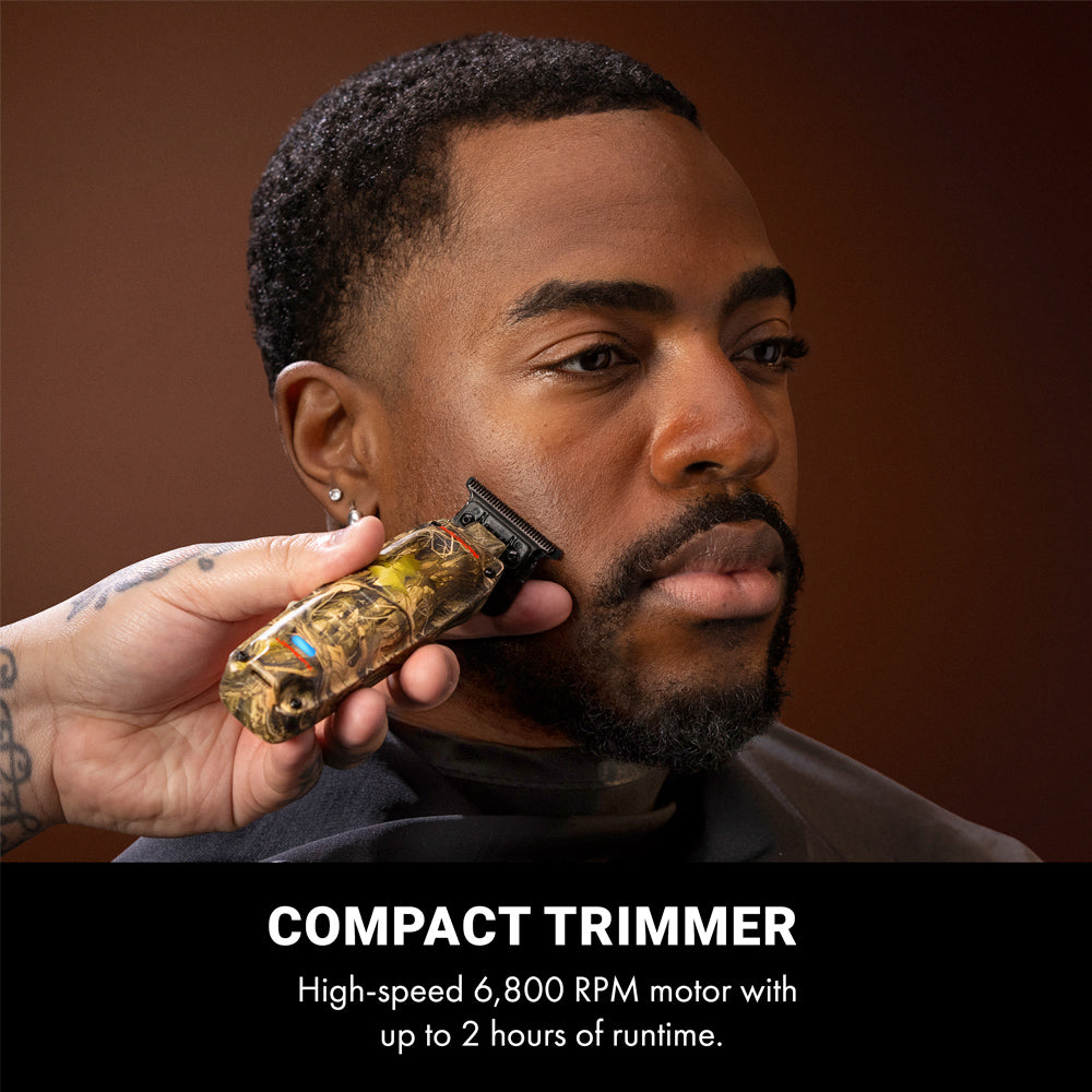 BaBylissPRO Camo Trimmer & Stand FX72CAM - LO-PROFX Compact Limited Edition Camo Collection