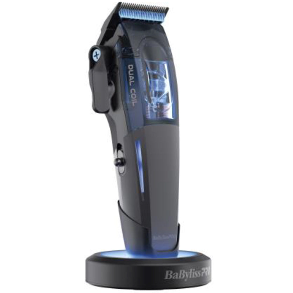 BaBylissPRO Combo Dual-Coil Motor Clipper & Trimmer with Charging Stands FX95C & FX95T - Super Power Motors
