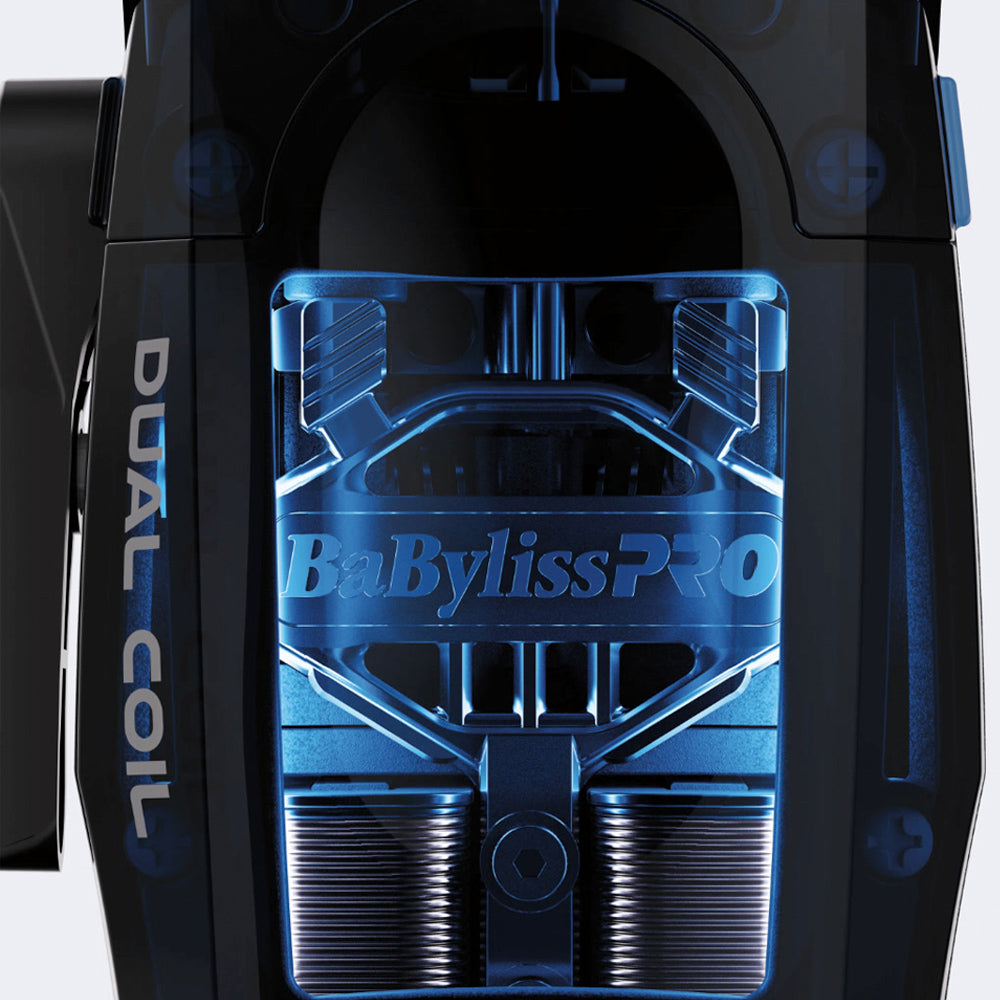 BaBylissPRO Combo Dual-Coil Motor Clipper & Trimmer with Charging Stands FX95C & FX95T - Super Power Motors