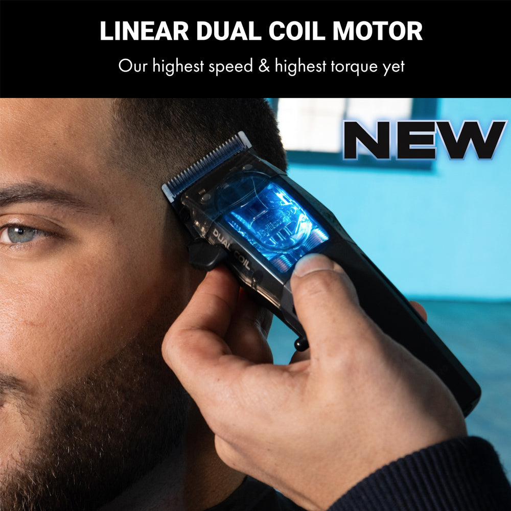 BaBylissPRO Combo Dual-Coil Motor Clipper & Trimmer with Charging Stands FX95C & FX95T - Super Power Motors