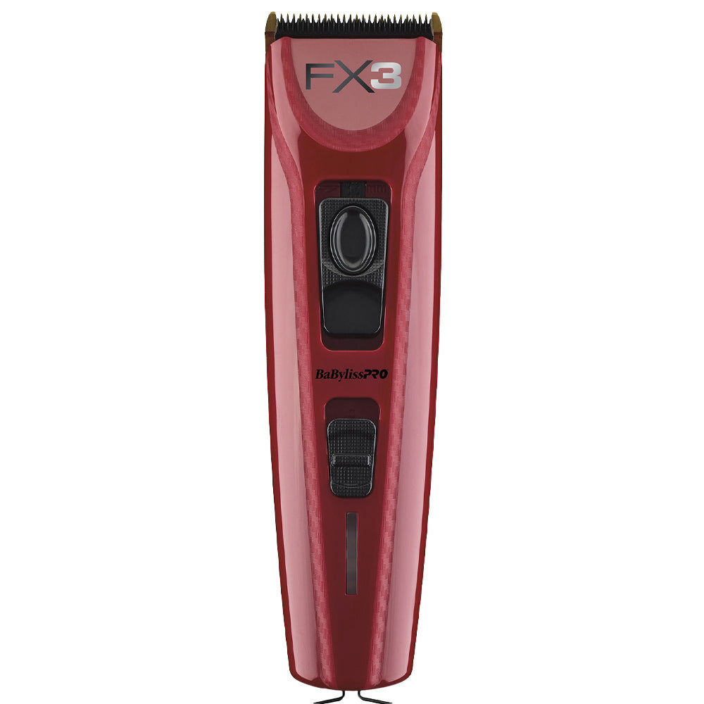 BaBylissPRO FX3 Clipper FXX3C with Free FX3 Case - Italian-Designed High Torque Engine Professional Clipper