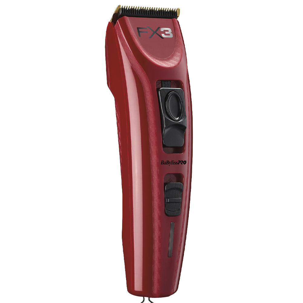 BaBylissPRO FX3 Clipper FXX3C with Free FX3 Case - Italian-Designed High Torque Engine Professional Clipper