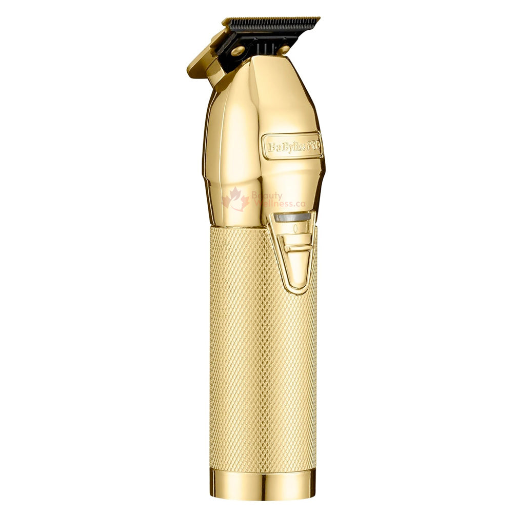 BaBylissPRO GoldFX+ Trimmer - FX787NG | All Metal Lithium Outlining Hair & Beard Trimmer