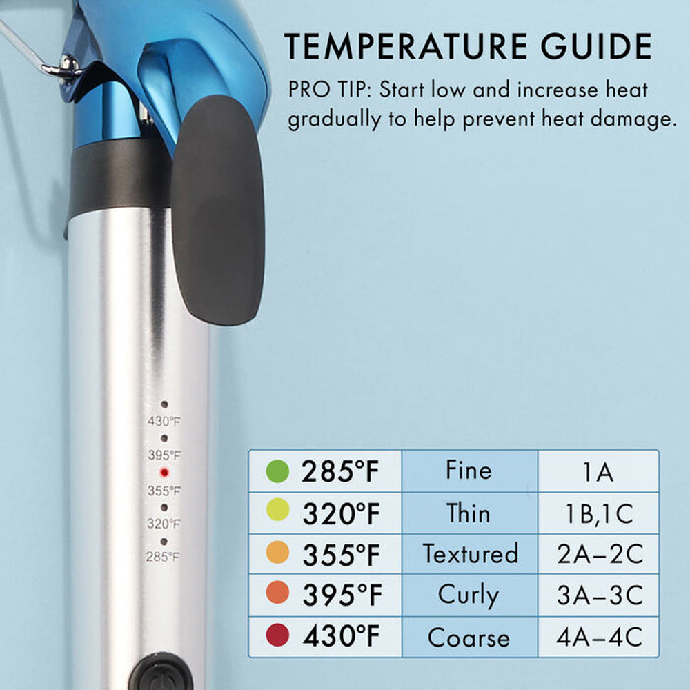 BaBylissPRO Nano-Titanium Curling Iron 1-1/4" Extra-Long - BNTW125XLUC