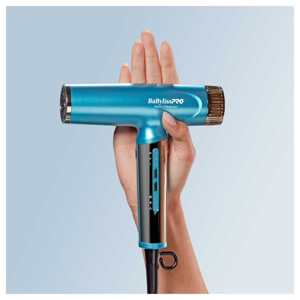 BaBylissPRO Nano Titanium High-Speed Nano Light Hairdryer (Blue) - BNTC9200C