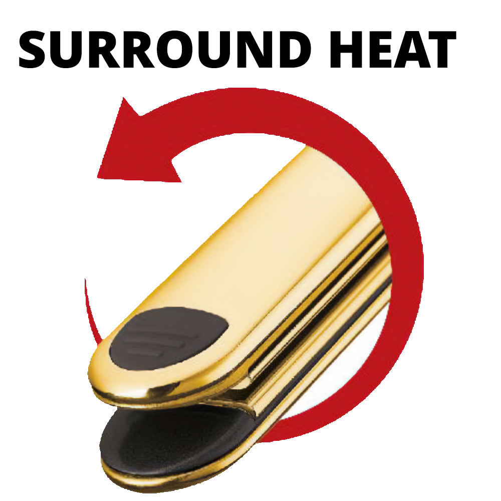 BaBylissPRO Nano Titanium 1 1/4" Stainless Steel Flat Iron with Surround Heat - Metalix - Limited Edition 2025 Holiday Collection - BABSS3000MHC