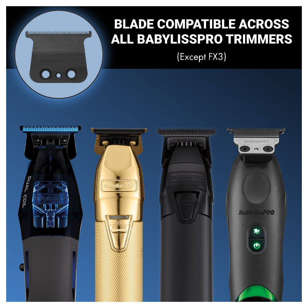BaBylissPRO Deep-Tooth Trimmer Metal Injection Molded T-Blade FX7095B | For All BaBylissPRO 2-Hole Trimmers (Except FX3)