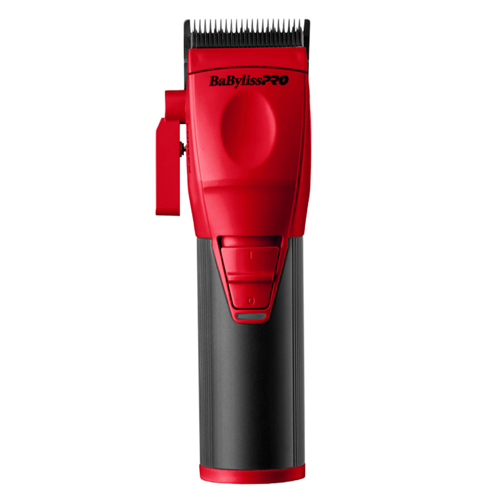 BaBylissPRO Red COREFX Clipper FX86RD -  USB-C Charging - Limited Edition Red