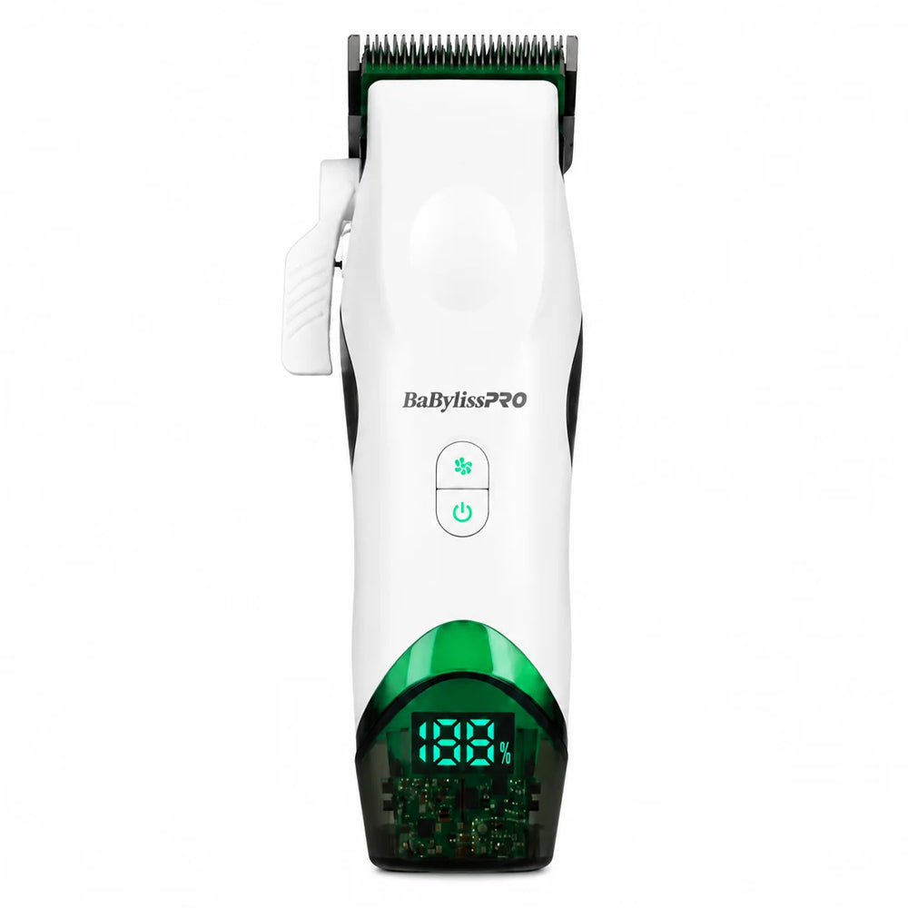 Tomb45 x BaBylissPRO White Clipper FXT45CTW - USB-C  - Enhanced Power & Battery - Ergonomic Design | Charging Mat Not Included