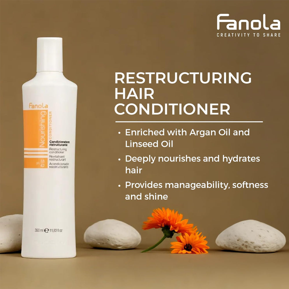 Fanola Duo Nourishing Restructuring Shampoo & Conditioner 350 mL