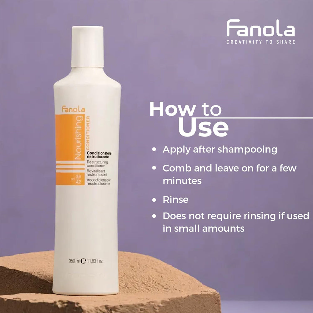 Fanola Duo Nourishing Restructuring Shampoo & Conditioner 350 mL