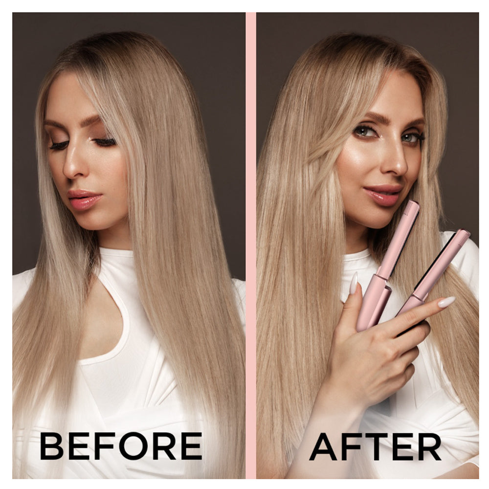 Gamma+ X-Hybrid Cordless Compact Touch-Up Flat Iron with Adjustable Heat GP720RG