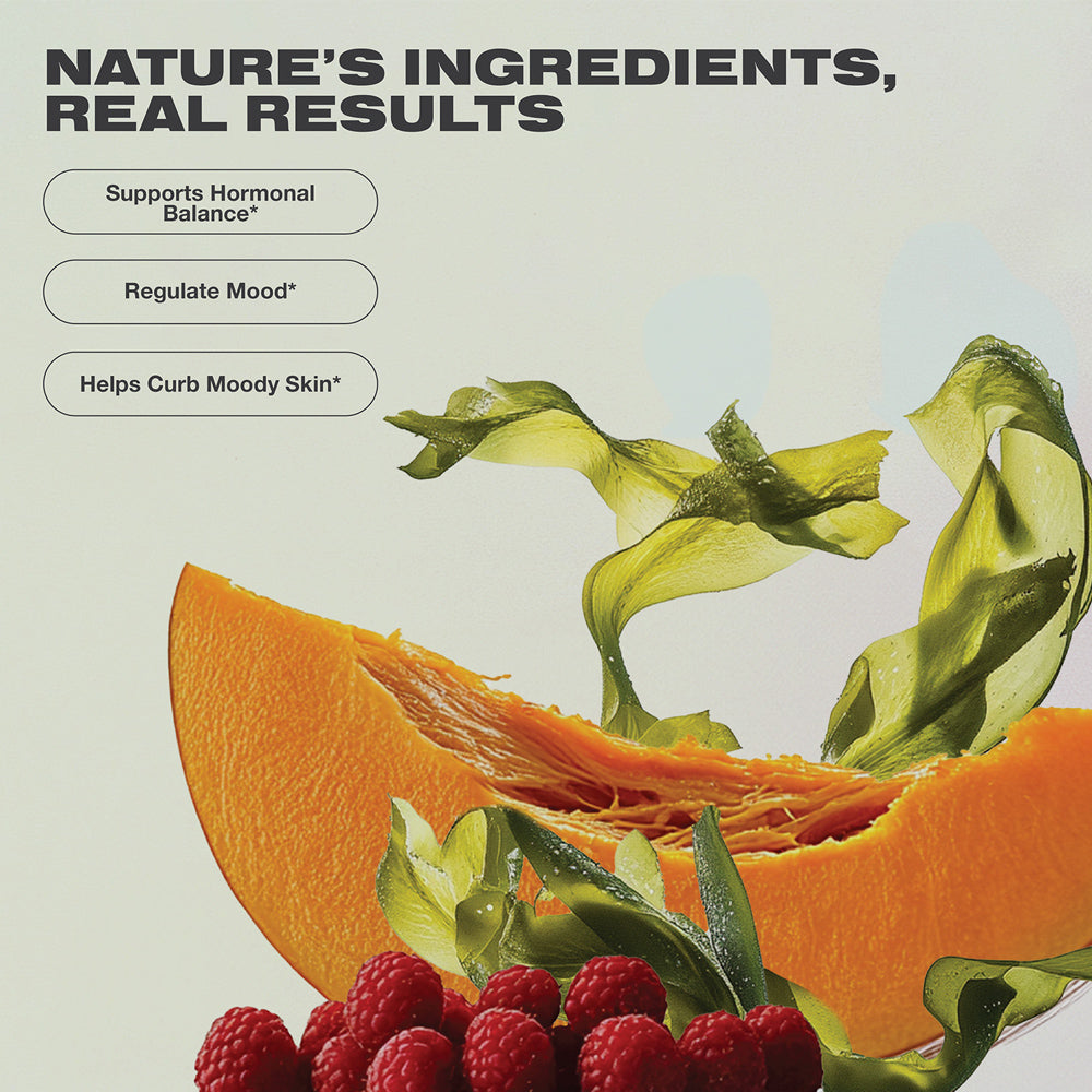 Imarais Restore Hormonal Balance & Skin Care Gummies from Imarais Beauty | Made in Canada - Vegan & Sugar-Free - 1 Month Supply - 30 Gummies - 81 g