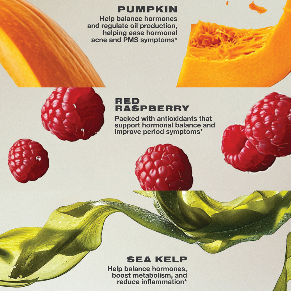 Imarais Restore Hormonal Balance & Skin Care Gummies from Imarais Beauty | Made in Canada - Vegan & Sugar-Free - 1 Month Supply - 30 Gummies - 81 g