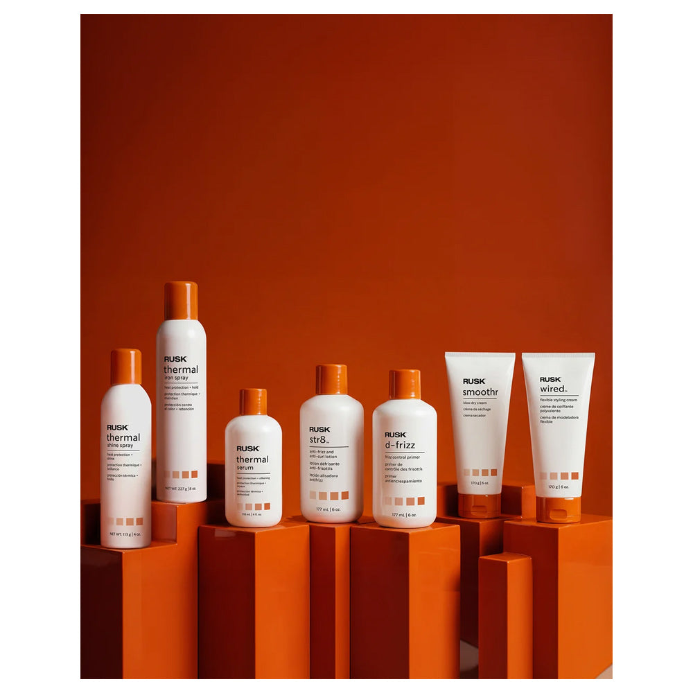 Rusk Smoothr Blow Dry Cream 170 g / 6 oz. - Replenish moisture, smooth flyaways and enhance shine