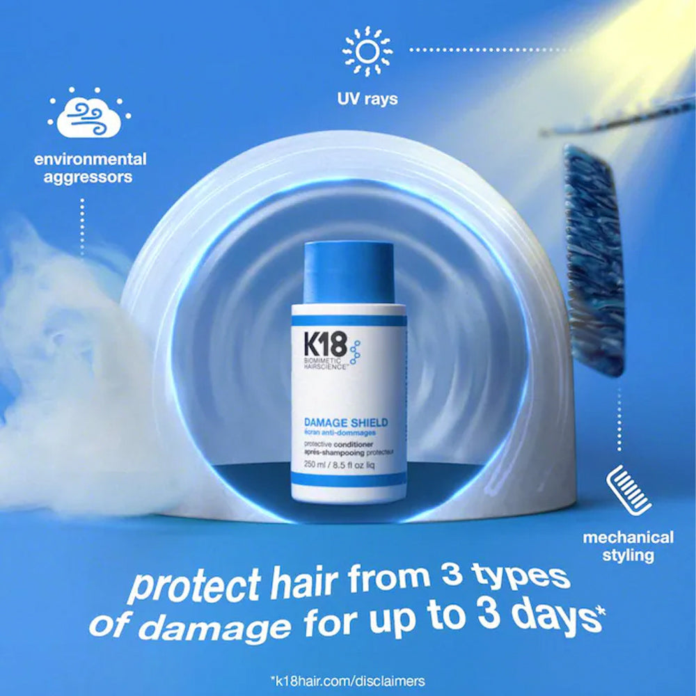 K18 Damage Shield Duo Shampoo and Conditioner 250 mL