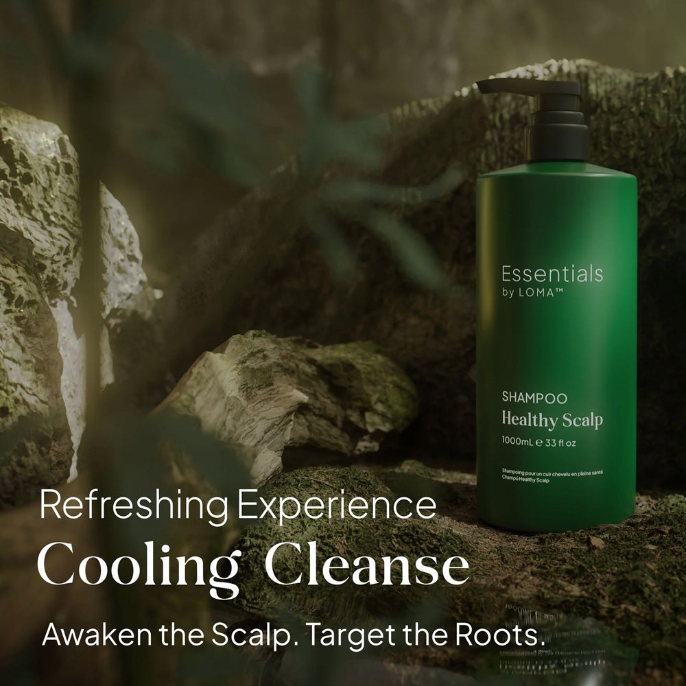 Loma Healthy Scalp Essensials Combo - 355 mL Shampoo - 355 mL Conditioner - 198 mL Style Crème - 100 mL Treatment