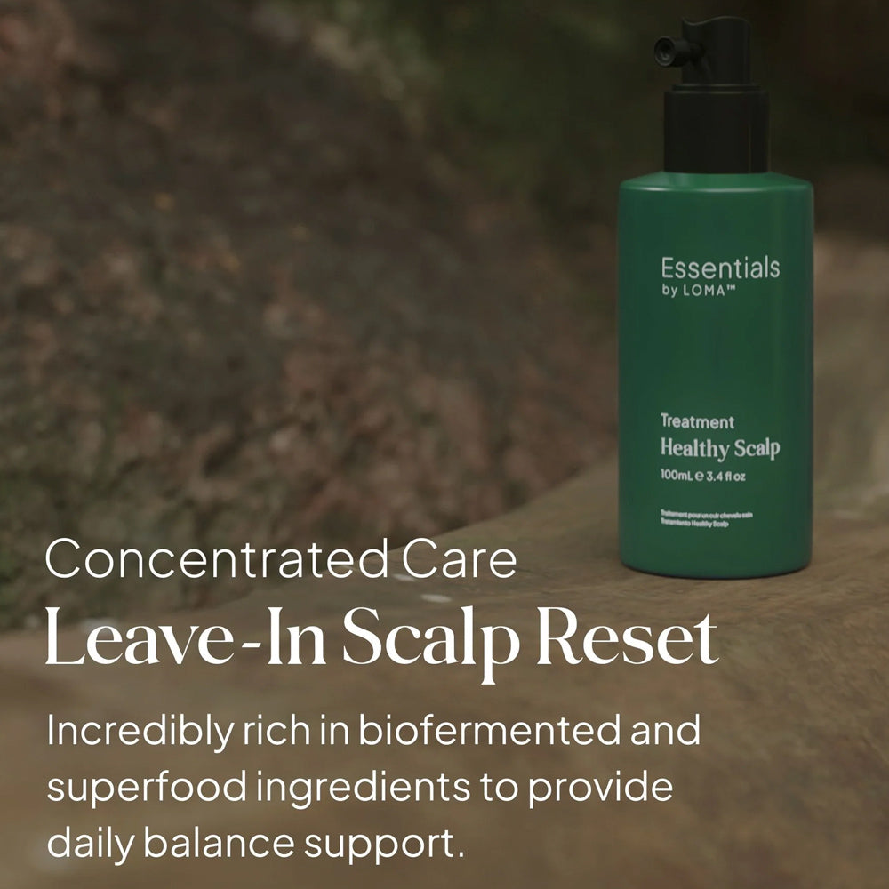 Loma Healthy Scalp Essensials Combo - 355 mL Shampoo - 355 mL Conditioner - 198 mL Style Crème - 100 mL Treatment