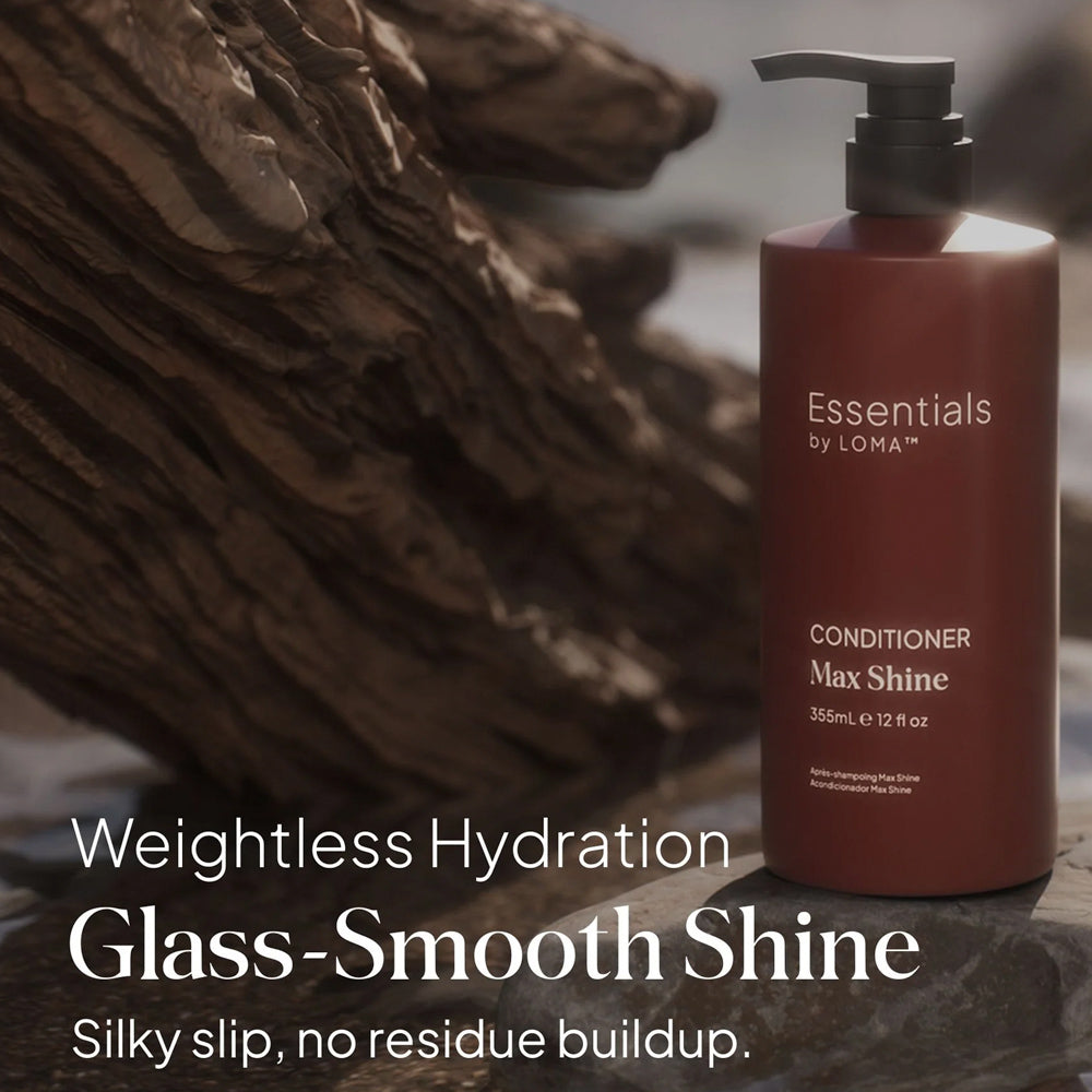 Loma Max Shine Conditioner 1000 mL 33 fl. oz. - Essentials Glass-Smooth, Weightless Hydration