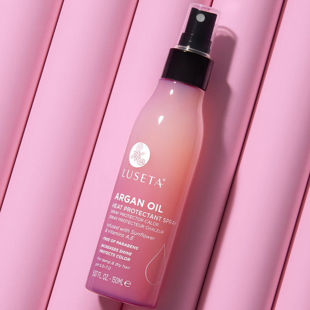 Luseta Argan Oil Heat Protectant Spray 150 mL 5.07 fl. oz. Increases Shine & Protects Colour
