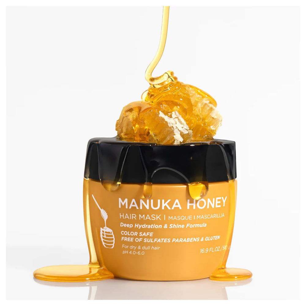 Luseta Manuka Honey Mask 500 mL / 16.9 oz. | Deep Hydration & Shine that Smooths Frizz
