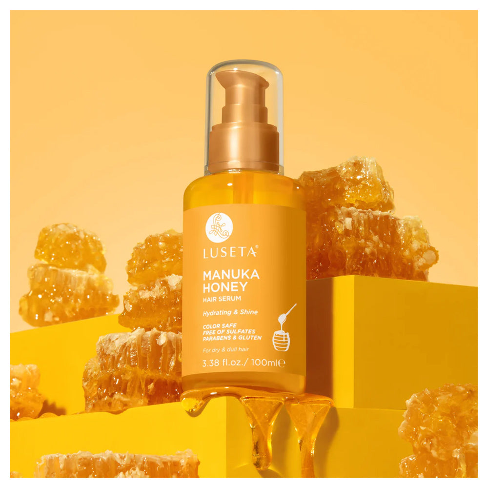 Luseta Manuka Honey Serum 100 mL / 3.38 oz. | Deep Hydration & Shine that Smooths Frizz