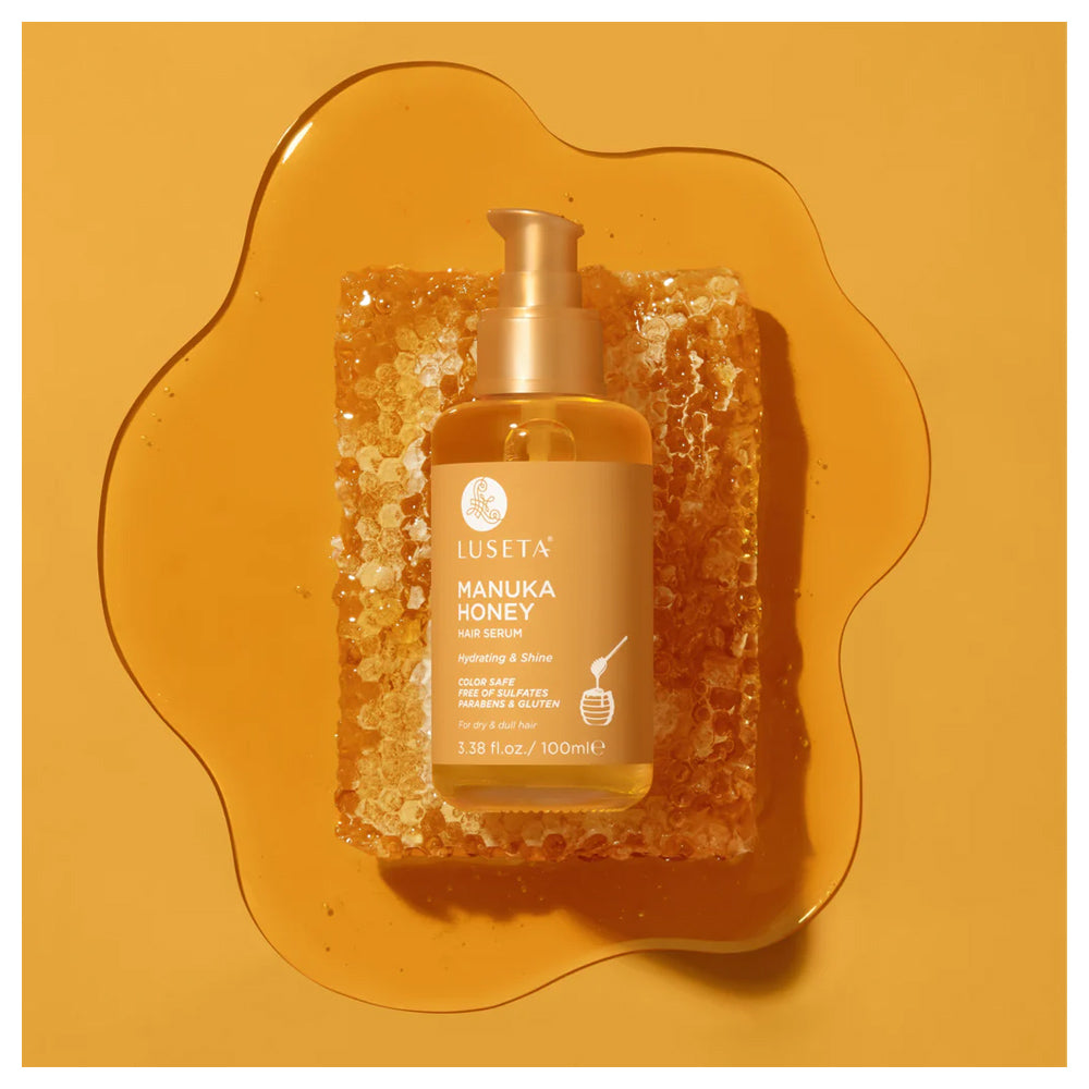 Luseta Manuka Honey Serum 100 mL / 3.38 oz. | Deep Hydration & Shine that Smooths Frizz