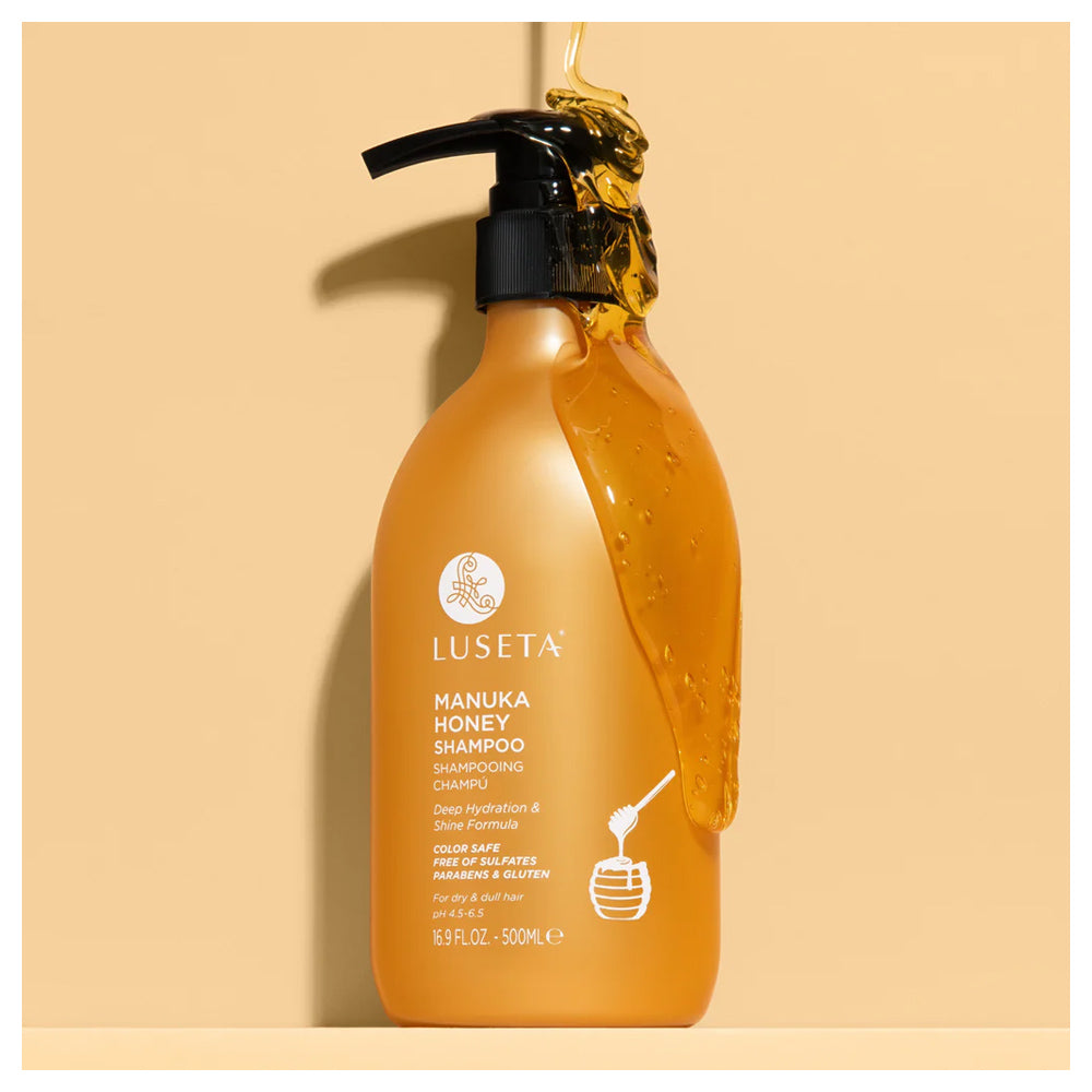 Luseta Manuka Honey Shampoo 500 mL / 16.9 oz. | Deep Hydration & Shine that Smooths Frizz