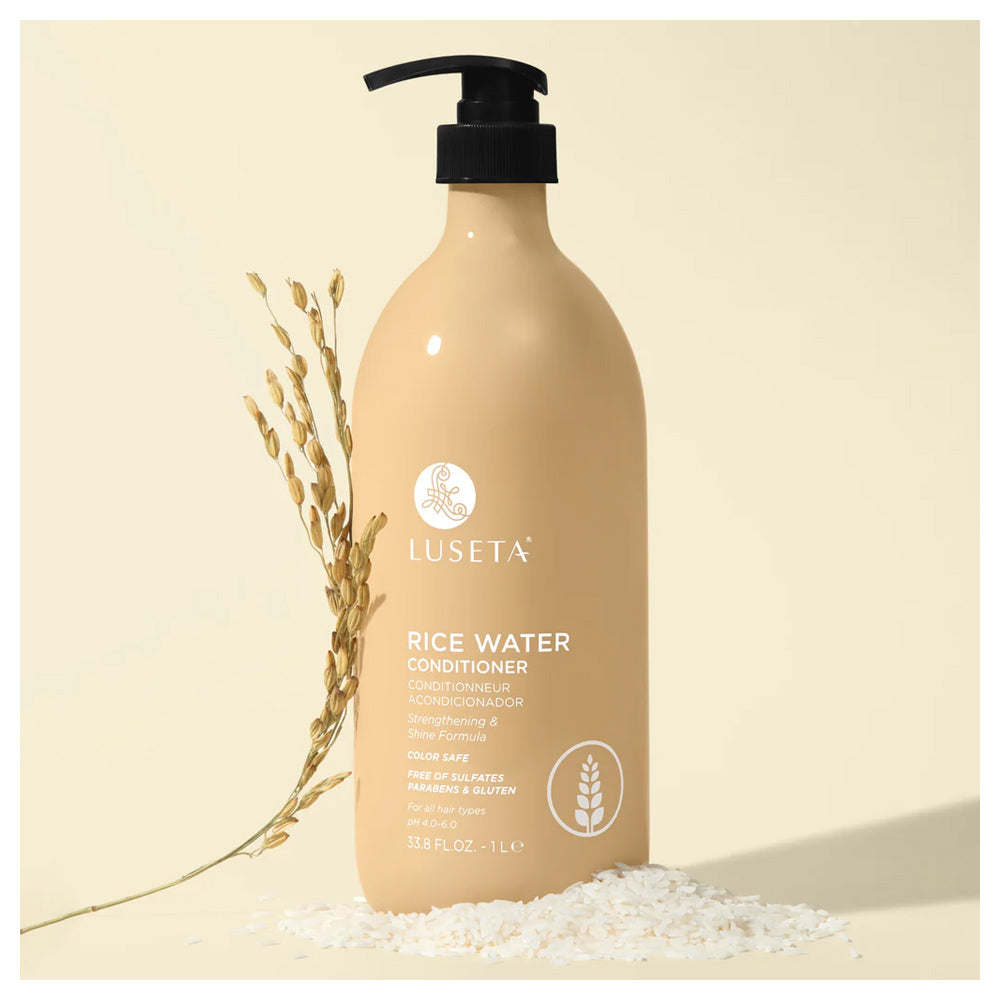 Luseta Rice Water Conditioner 1 L / 33.8 oz. | Promoting Growth, Strength and a Radiant Shine