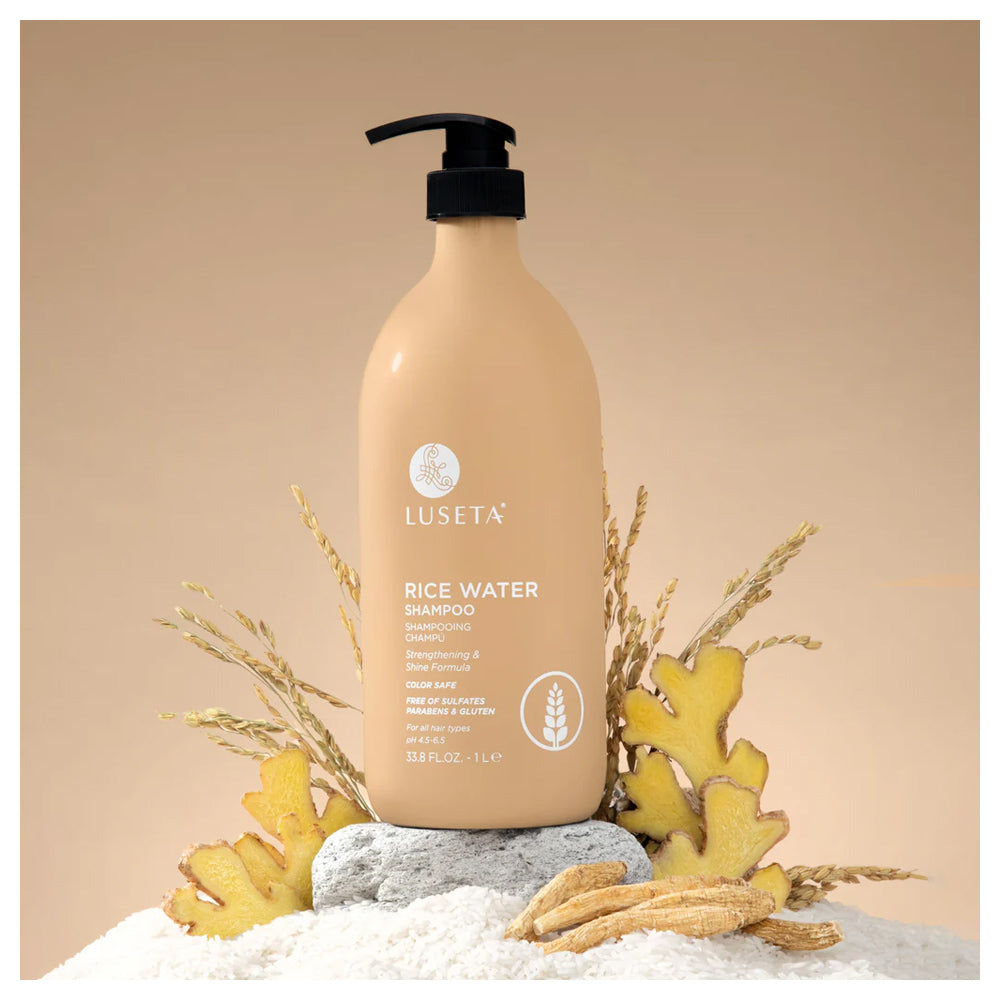 Luseta Rice Water Shampoo 1 L / 33.8 oz. | Promoting Growth, Strength and a Radiant Shine