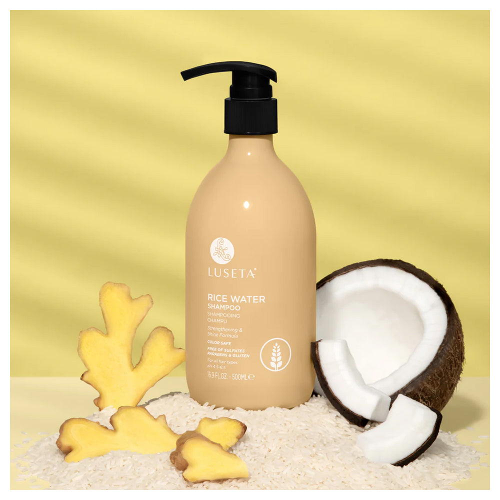 Luseta Rice Water Shampoo 500 mL / 16.9 oz. | Promoting Growth, Strength and a Radiant Shine