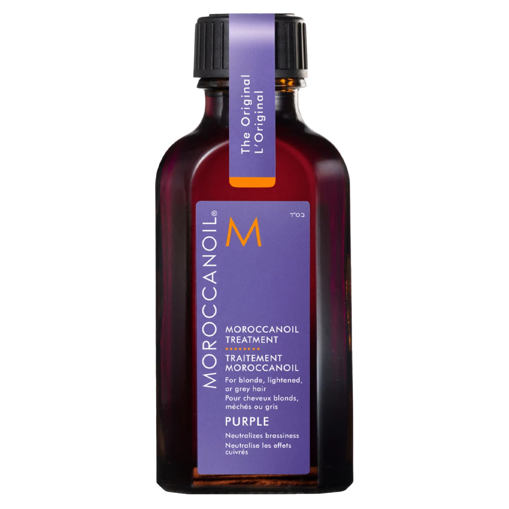 Moroccanoil Purple Treatment  1.7 oz.  50 mL - Eliminate Brassiness & Tone Light Hair