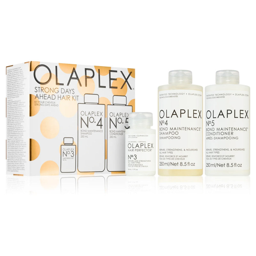 Olaplex Strong Days Ahead Hair Kit - Olaplex No. 3 Hair Perfector, Olaplex No. 4 Bond Maintenance Shampoo and Olaplex No. 5 Bond Maintenance Conditioner Combo