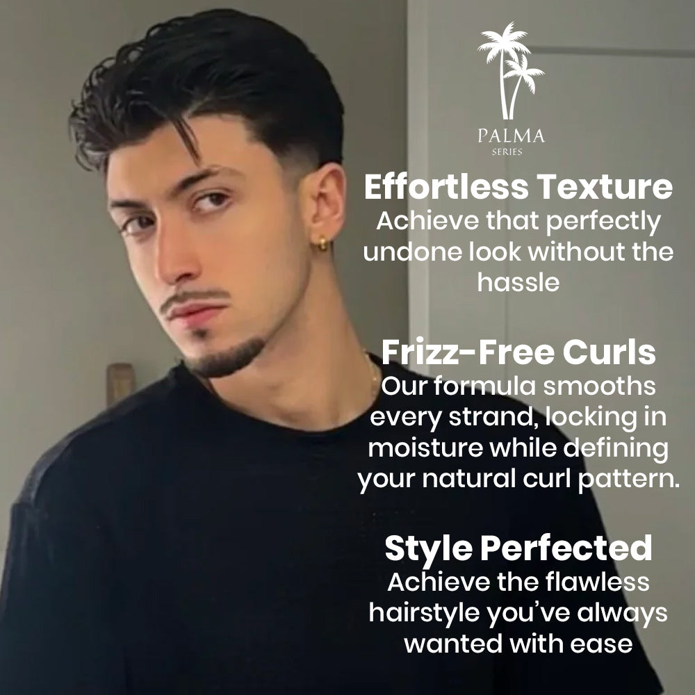 Palma Series Sea Salt Texturizing Spray 250 mL/8.45 oz. | Natural & Organic Ingredients for Texture & Frizz-Free Curls