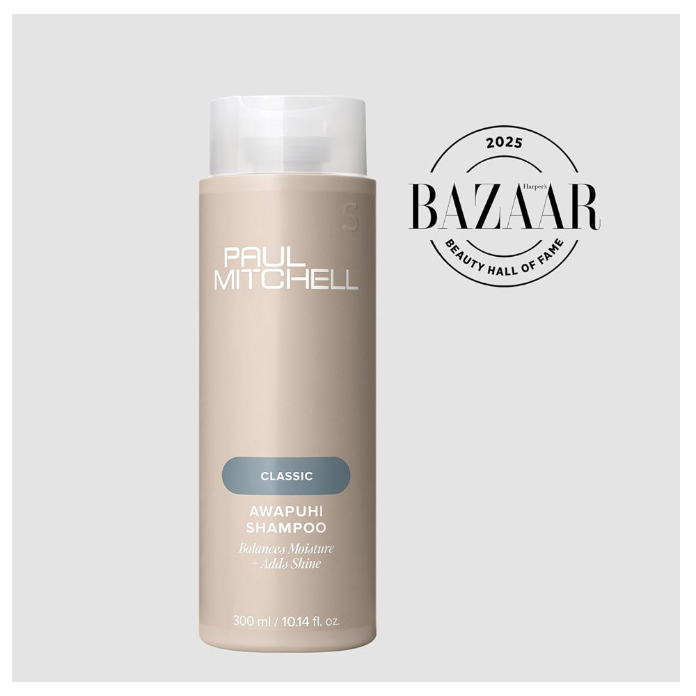Paul Mitchell Awapuhi Shampoo 1L / 33.8 oz. Balances Moisture + Adds Shine, For All Hair Types, Especially Fine + Static-Prone Hair
