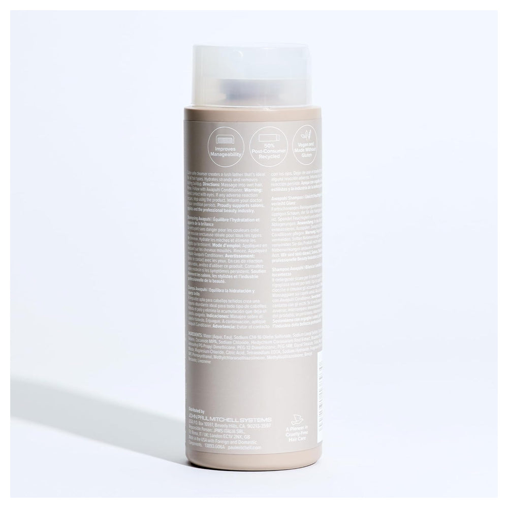 Paul Mitchell Awapuhi Shampoo 1L / 33.8 oz. Balances Moisture + Adds Shine, For All Hair Types, Especially Fine + Static-Prone Hair