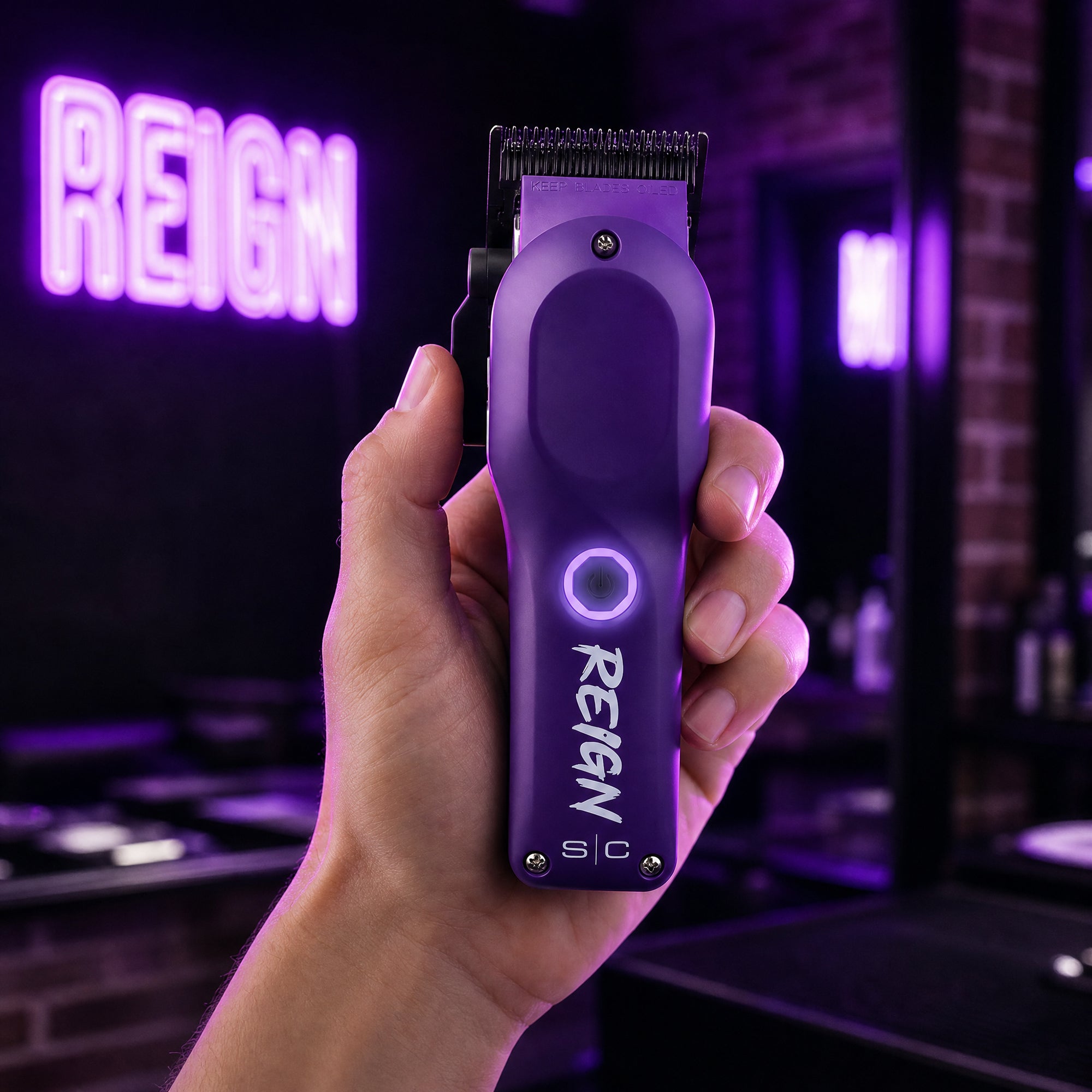 StyleCraft Purple Reign Clipper SC620P - Featuring  Eontm Digital Brushless Motor Technology