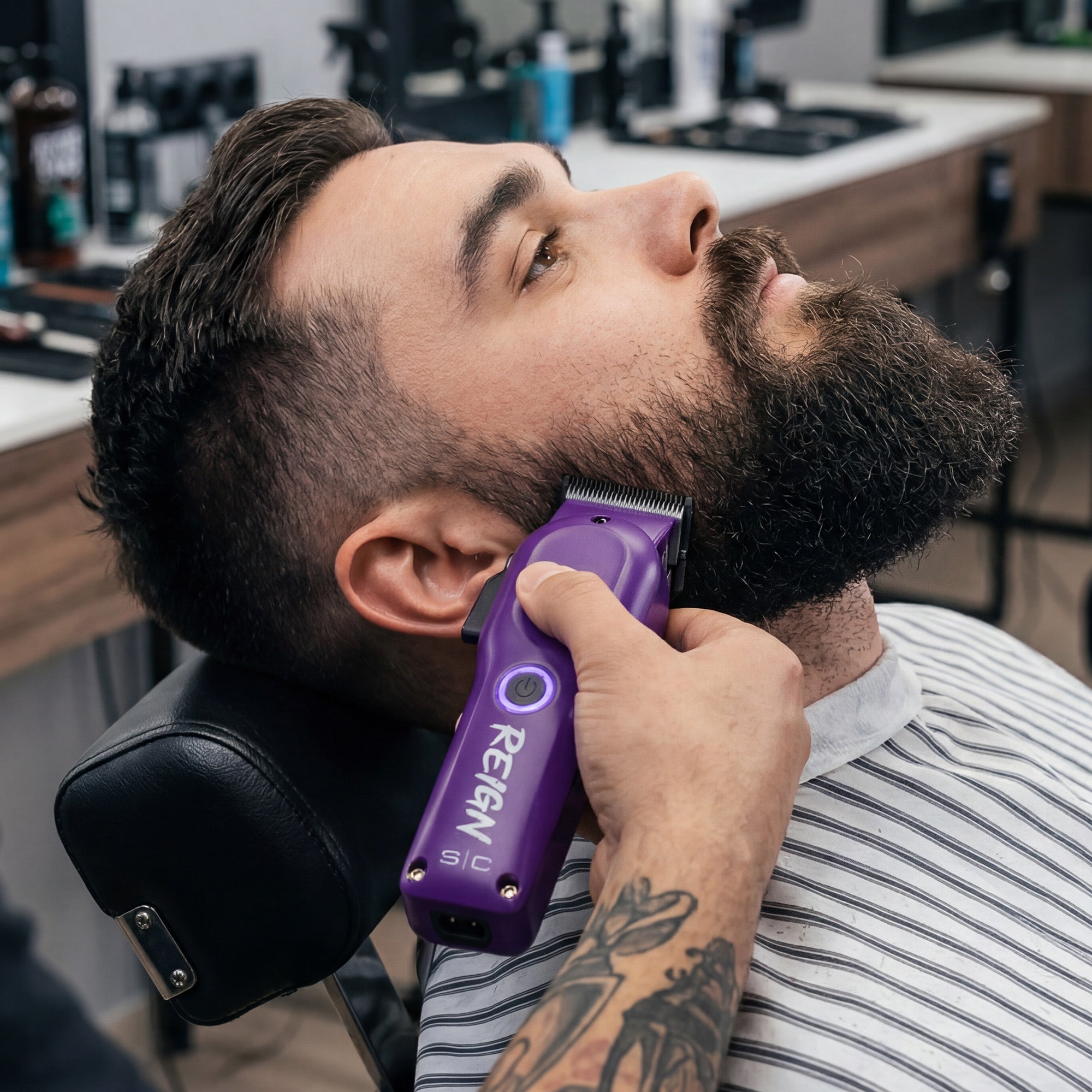 StyleCraft Purple Reign Clipper SC620P - Featuring  Eontm Digital Brushless Motor Technology