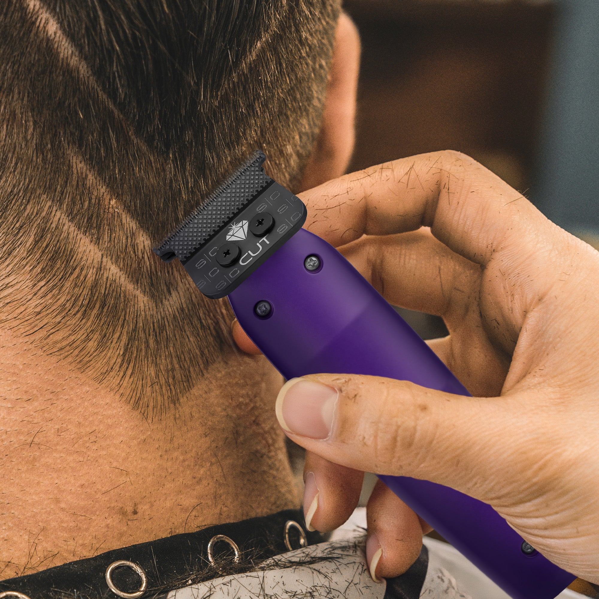StyleCraft Purple Reign Trimmer SC422P - Featuring  Eontm Digital Brushless Motor Technology