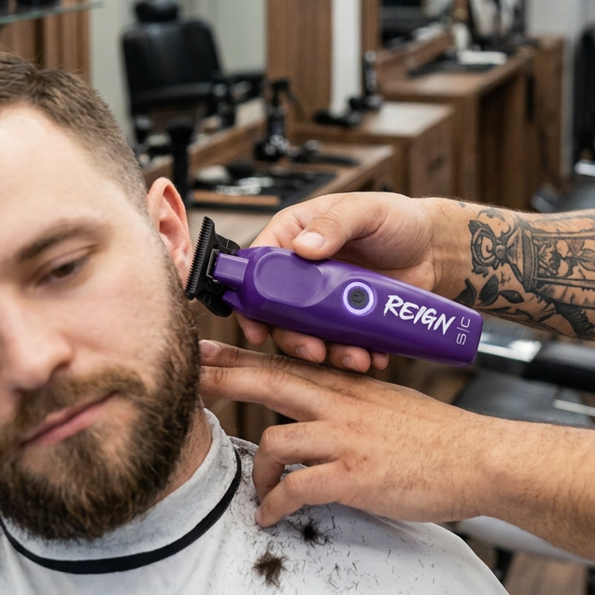 StyleCraft Purple Reign Trimmer SC422P - Featuring  Eontm Digital Brushless Motor Technology