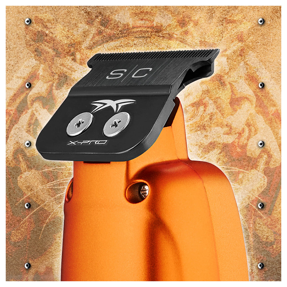 StyleCraft Duo Orange Saber 2 Professional Hair Clipper and Saber Trimmer