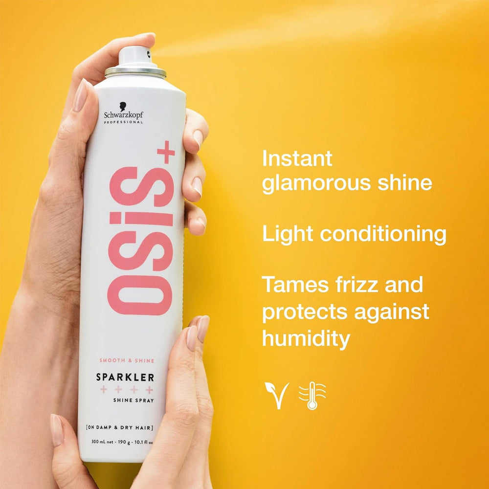 Schwarzkopf OSIS+ Sparkler Smooth & Shine Spray NEW VEGAN FORMULA - 300 mL - 190 g - 10.1 fl. oz.