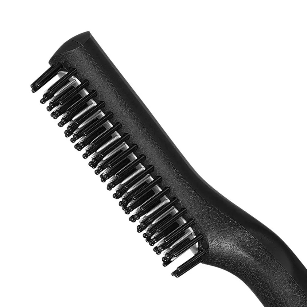 StyleCraft Heat Stroke - Corded Beard And Hair Styling Hot Brush Black With Cool Touch Tips SCHSCORD