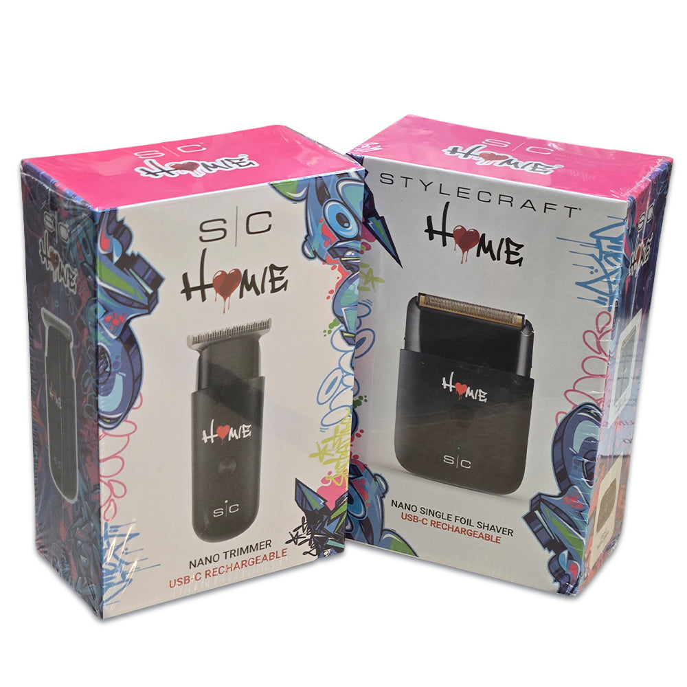 StyleCraft Homie Duo Trimmer and Shaver - SC415B - SC817B - USB-C Charging