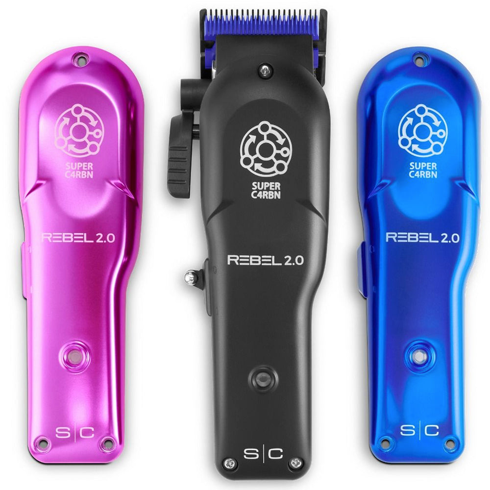 StyleCraft Rebel 2.0 SC601M Professional Hair Clipper with Super C4RBN Motor